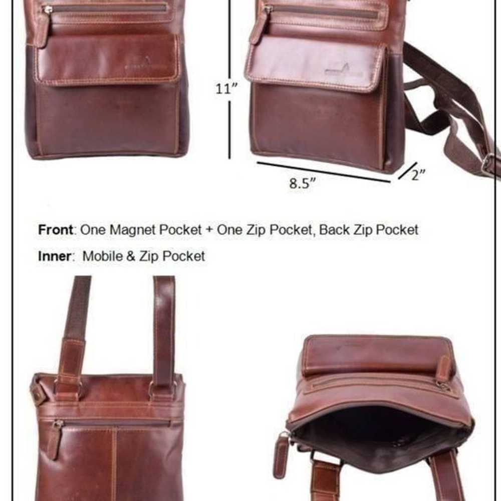 Women's Genuine Leather messenger bag - image 4