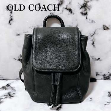 Excellent condition OLD COACH black leather backp… - image 1