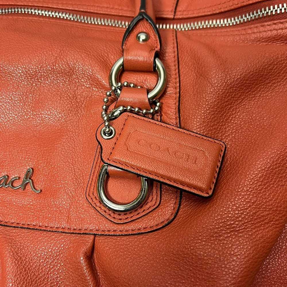 Coach Ashley Leather Satchel 2011 F15447 - Gerani… - image 2