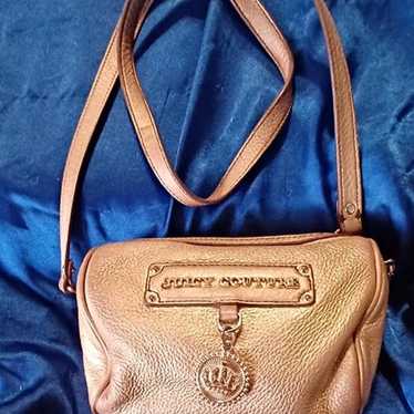 Vintage Y2K Juicy Couture Gold Leather Crossbody