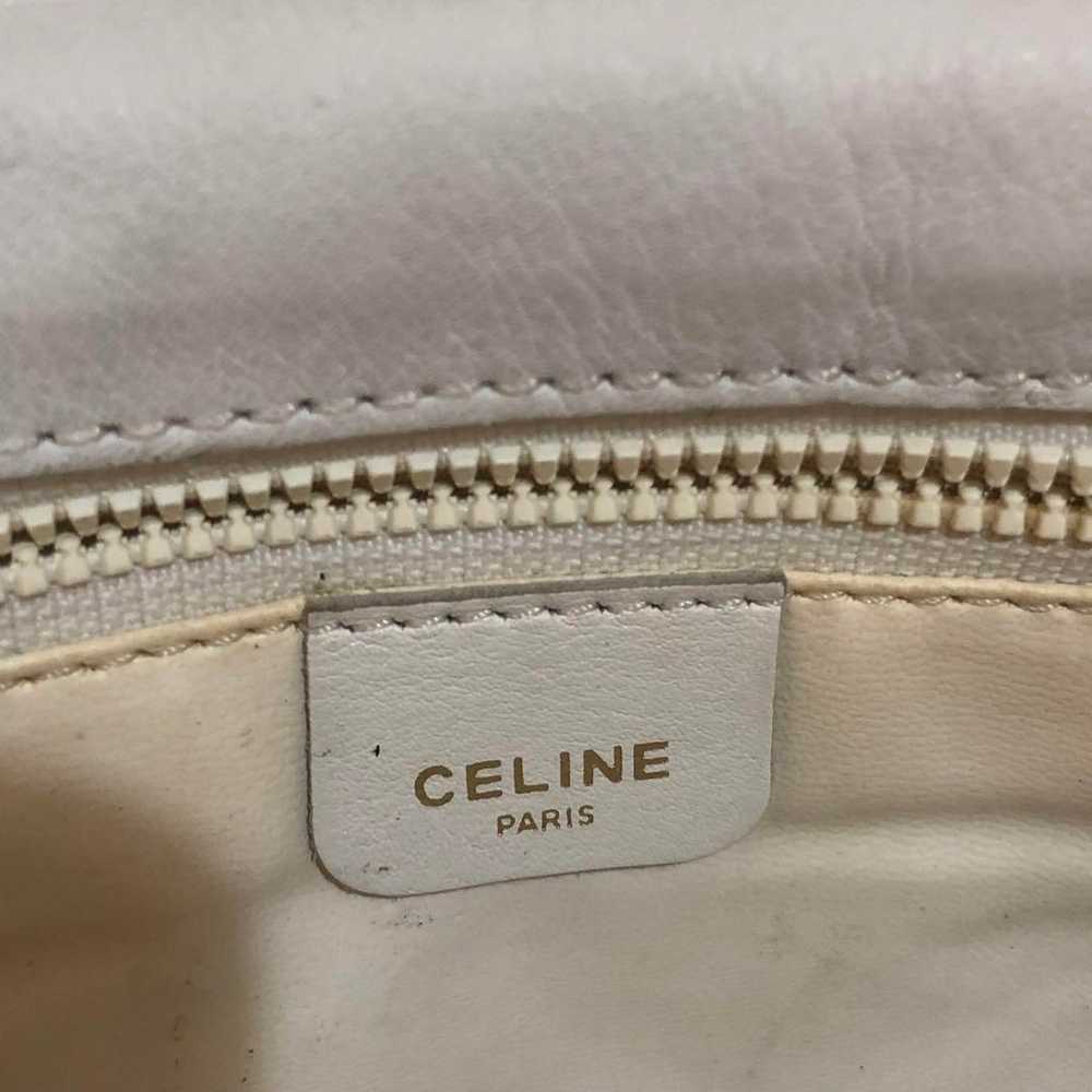 Celine Triomphe Vintage Shoulder Bag Off-White - image 6