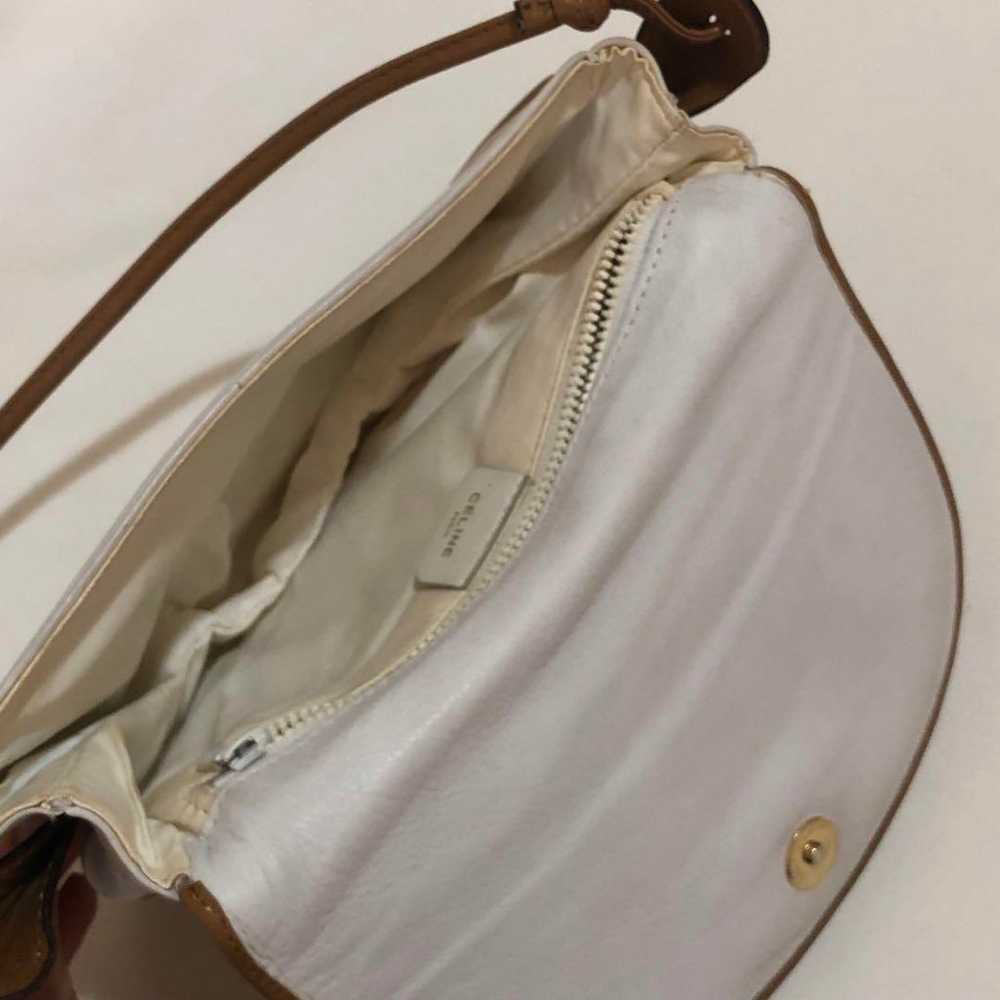 Celine Triomphe Vintage Shoulder Bag Off-White - image 7