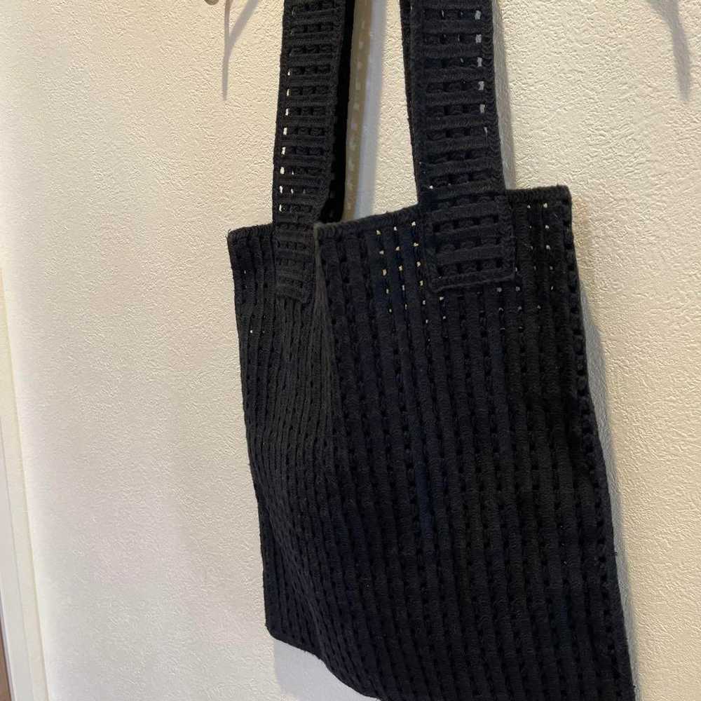 BLACK BY MOUSSY Mesh Tote Bag Black - image 2