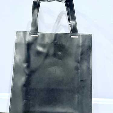 Givenchy Perfum black leather tote bag - image 1