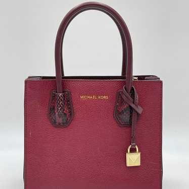 MICHAEL KORS Burgundy Handbag (No Shoulder Strap)