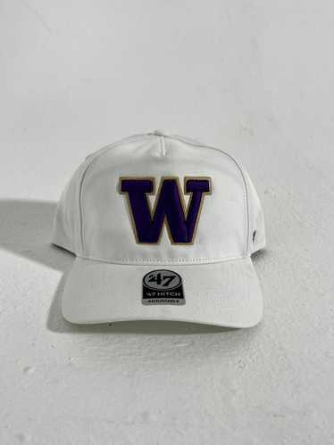 47 Brand White University of Washington Snapback