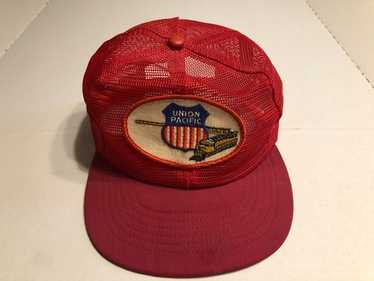 ビンテージ UNION PACIFIC キャップ トラッカーキャップ 帽子 古着 Union pacific hat cap - Gem