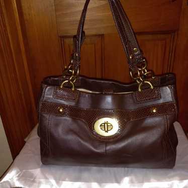 Coach Madison Pheobe brown leather tote - image 1