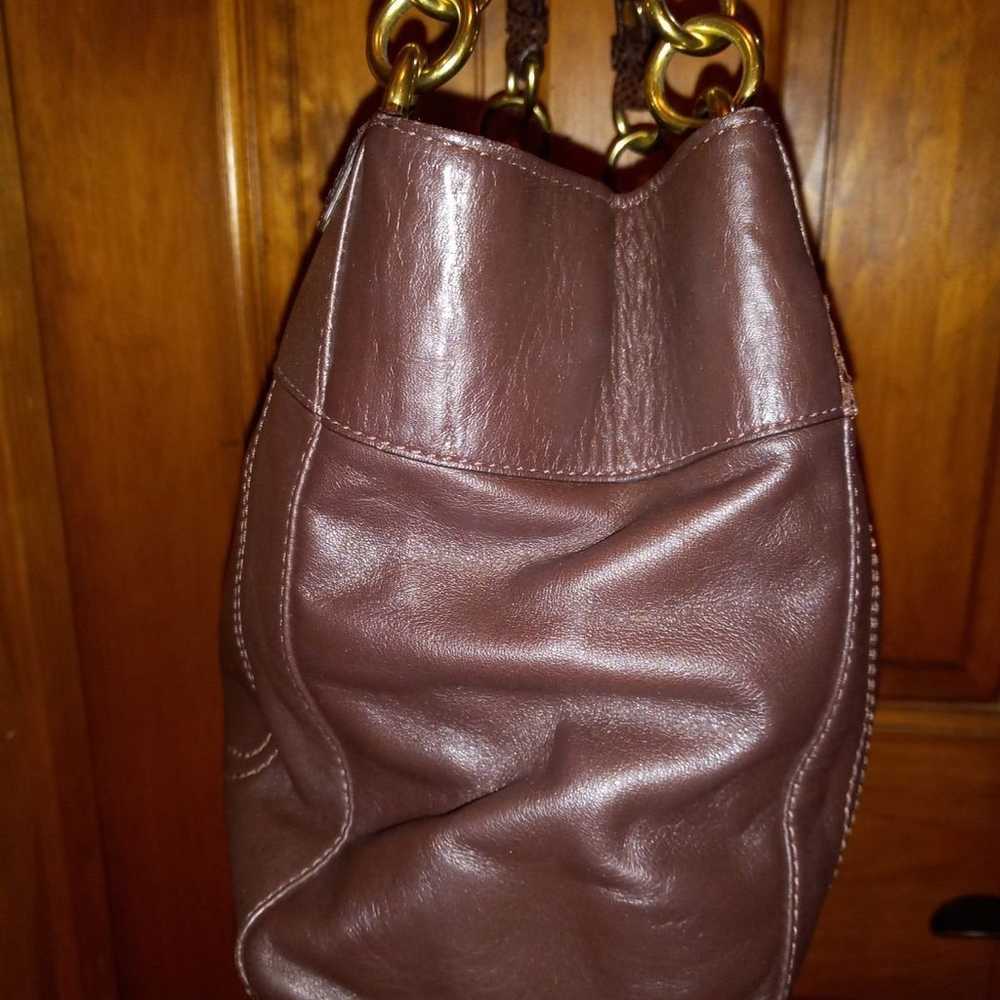 Coach Madison Pheobe brown leather tote - image 6