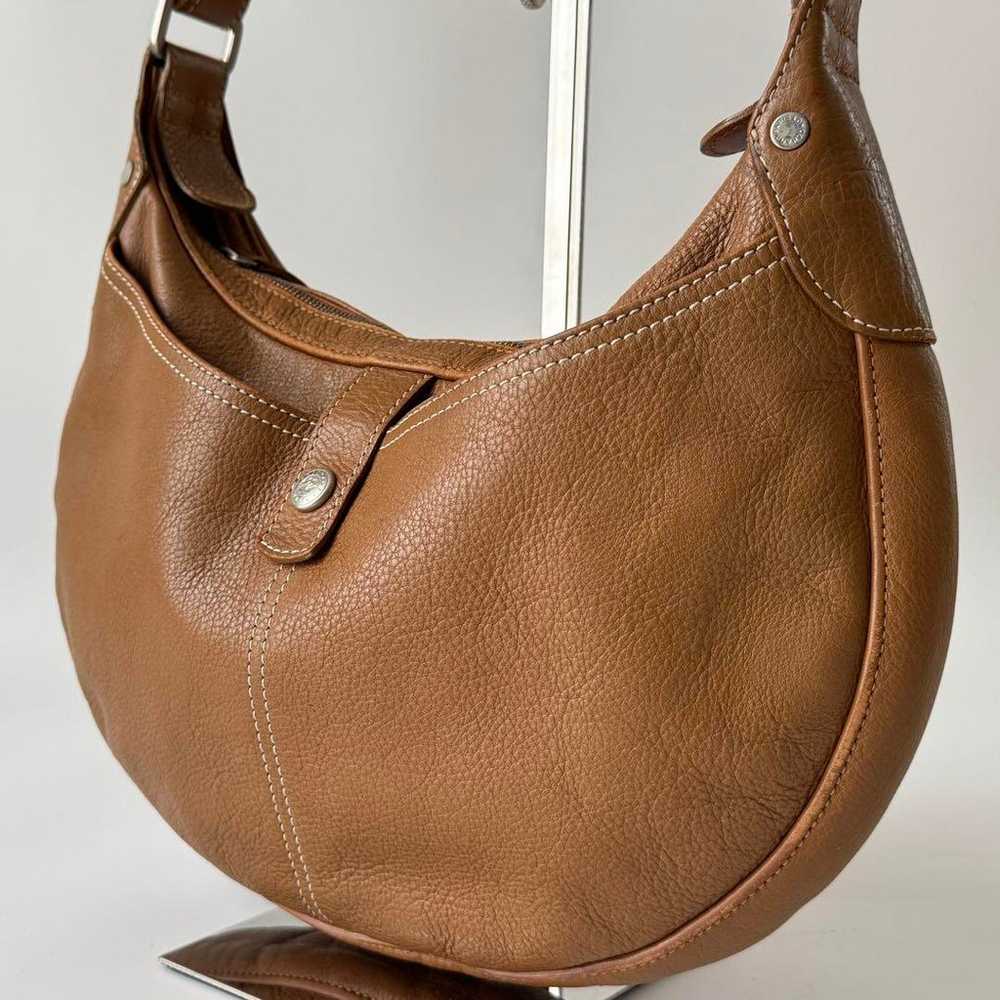 LONGCHAMP One Shoulder Bag Half Moon Brown Leather - image 1