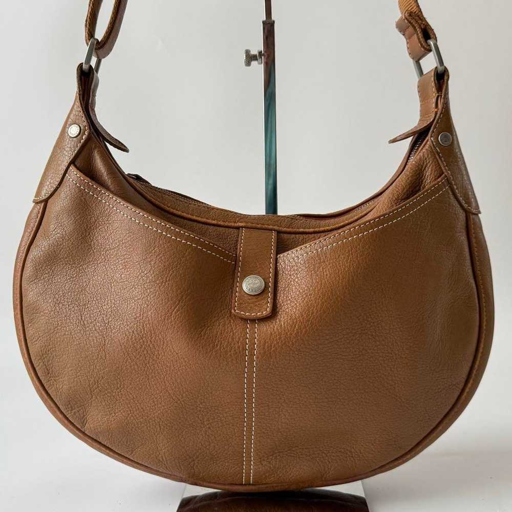 LONGCHAMP One Shoulder Bag Half Moon Brown Leather - image 2