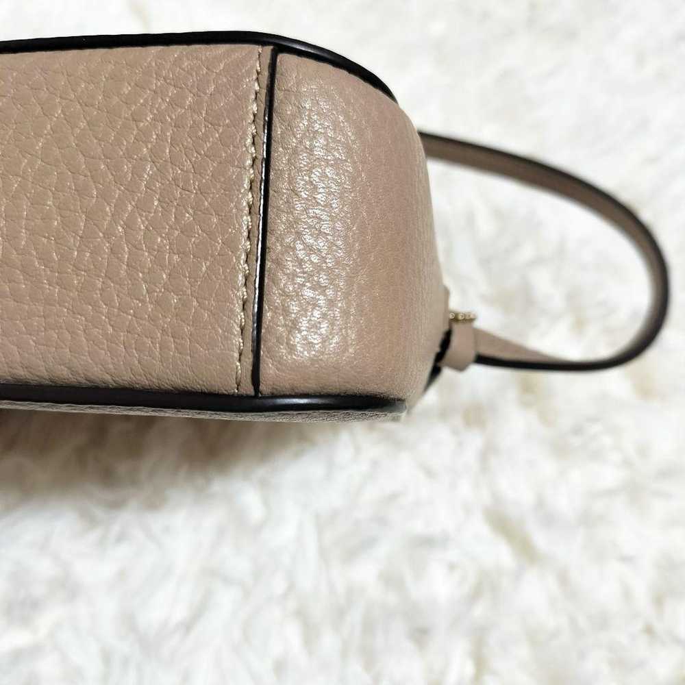 Coach shoulder bag, camera bag, beige leather. - image 7