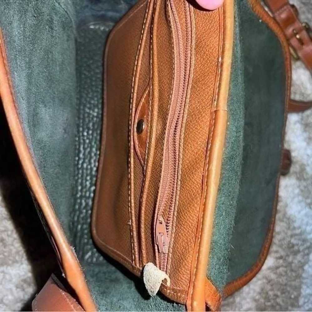 Dooney & Bourke vintage tan and green purse - image 11