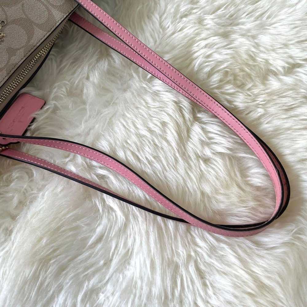 COACH 4455 Signature Pink Tote Bag - image 5