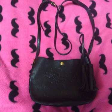 IL BISONTE Black Leather Shoulder Bag - image 1