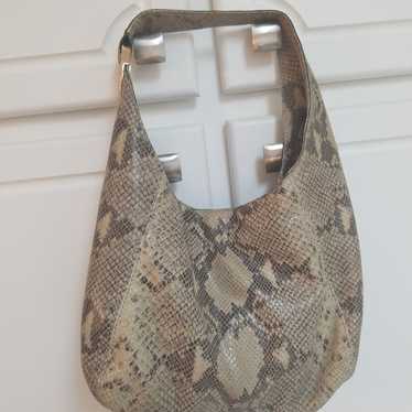 MICHAEL KORS SNAKESKIN HOBO BAG - image 1