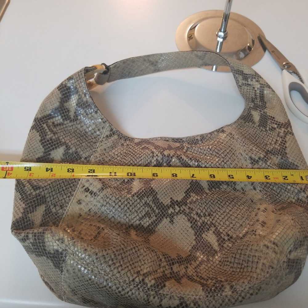 MICHAEL KORS SNAKESKIN HOBO BAG - image 7