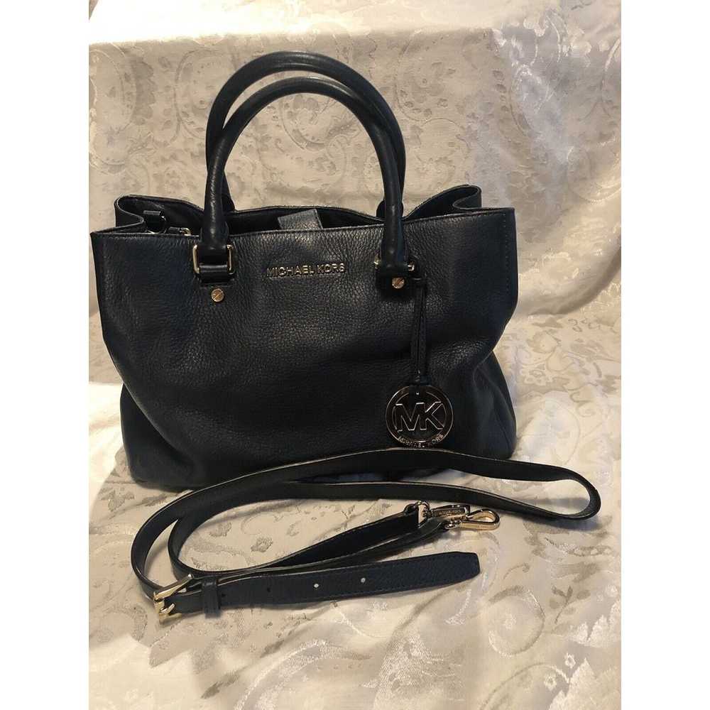 Women's Michael Kors Sutton Navy Saffiano Leather… - image 2