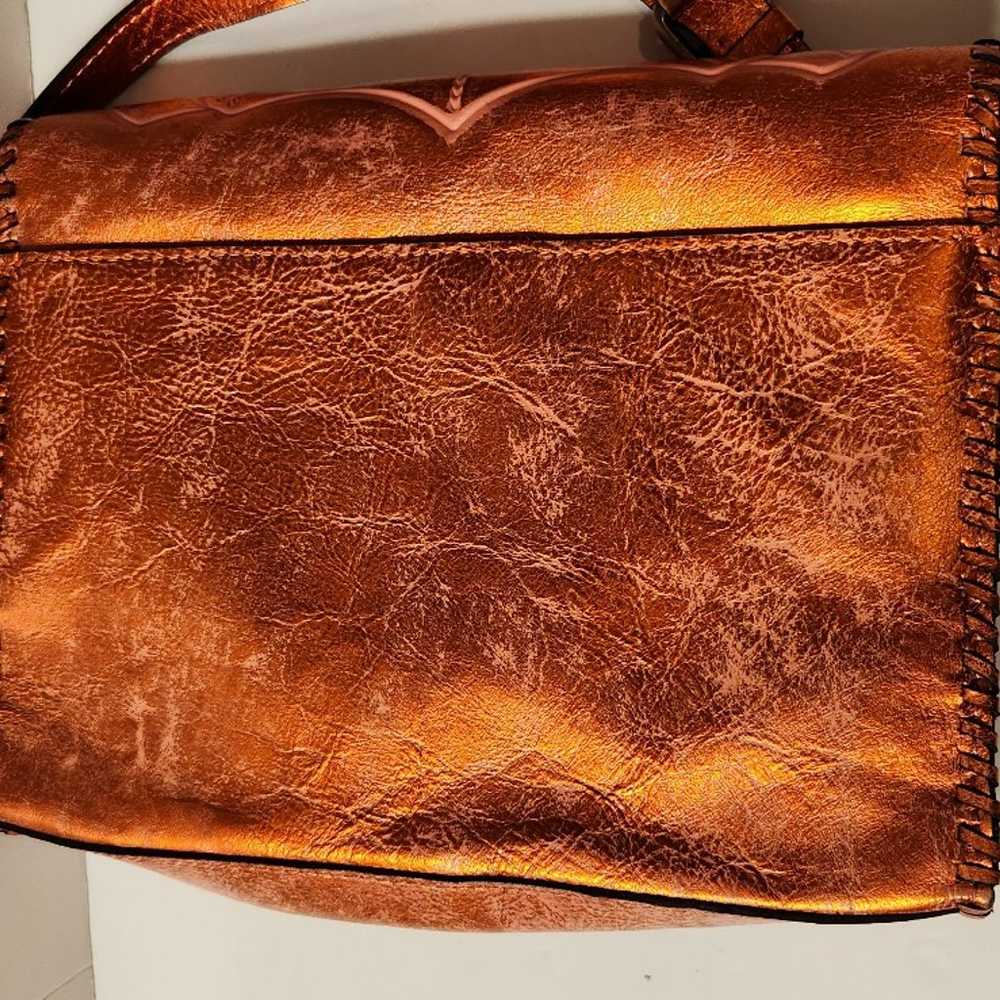 Patricia Nash Leather Crossbody Purse Handbag - image 4