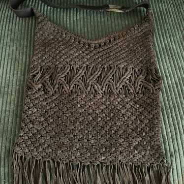 Lucky Brand leather shoulder bag - image 1