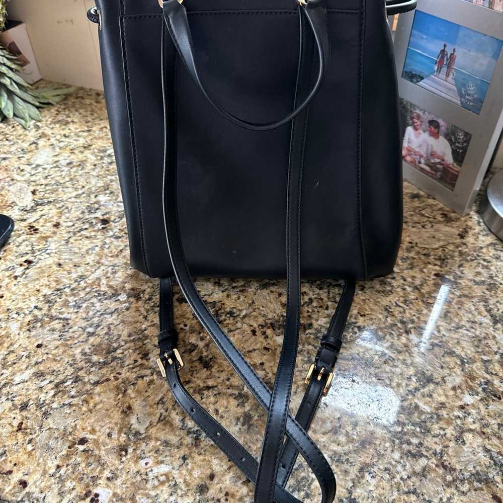 Michael Kors Black Leather Backpack - image 2