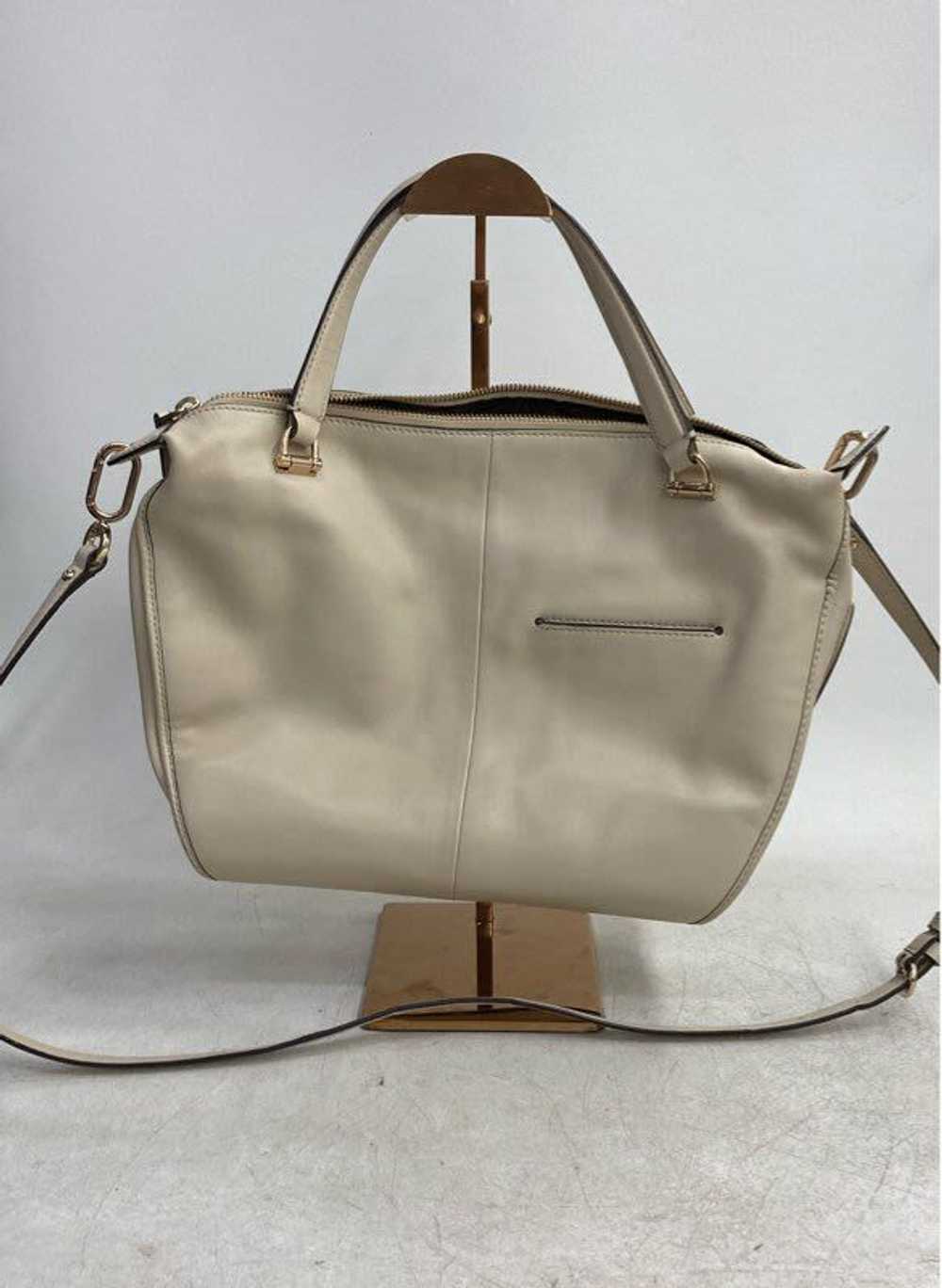 Coach Beige Leather Handbag with Adjustable Strap… - image 2