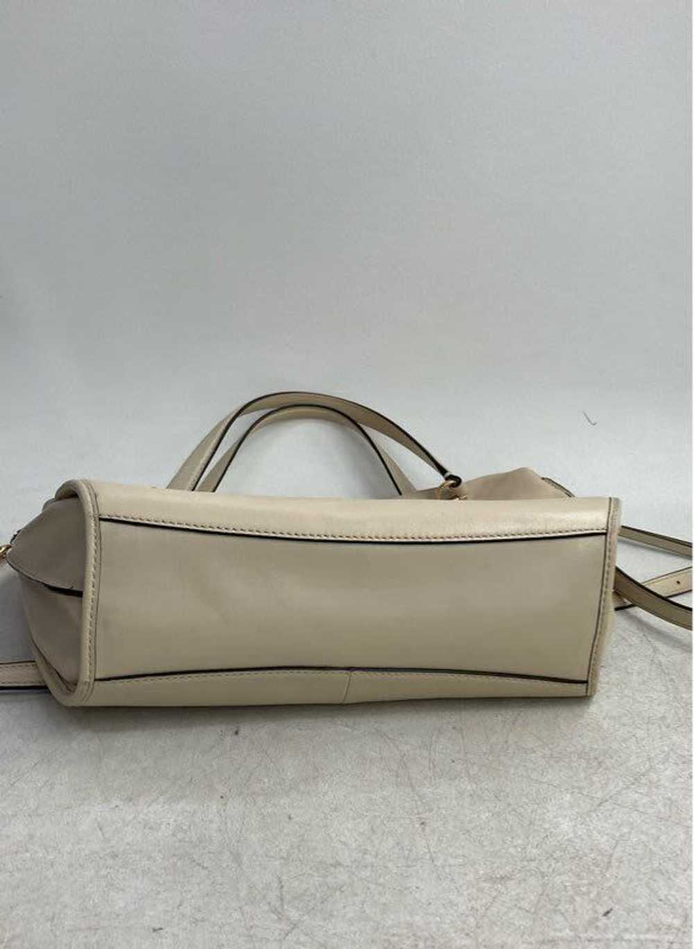 Coach Beige Leather Handbag with Adjustable Strap… - image 3