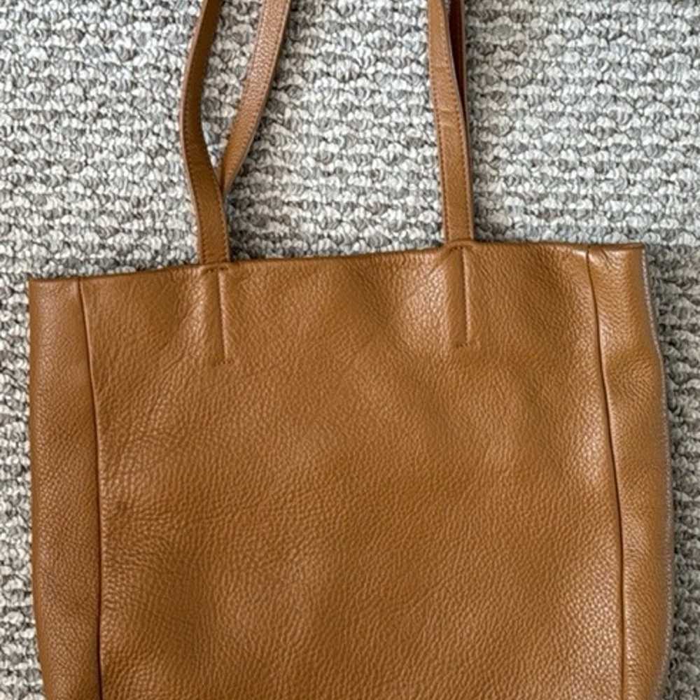 Status Anxiety Camel Colored Medium Tote - image 2