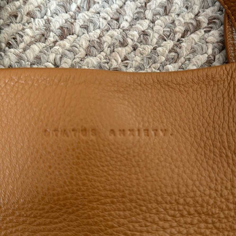 Status Anxiety Camel Colored Medium Tote - image 3