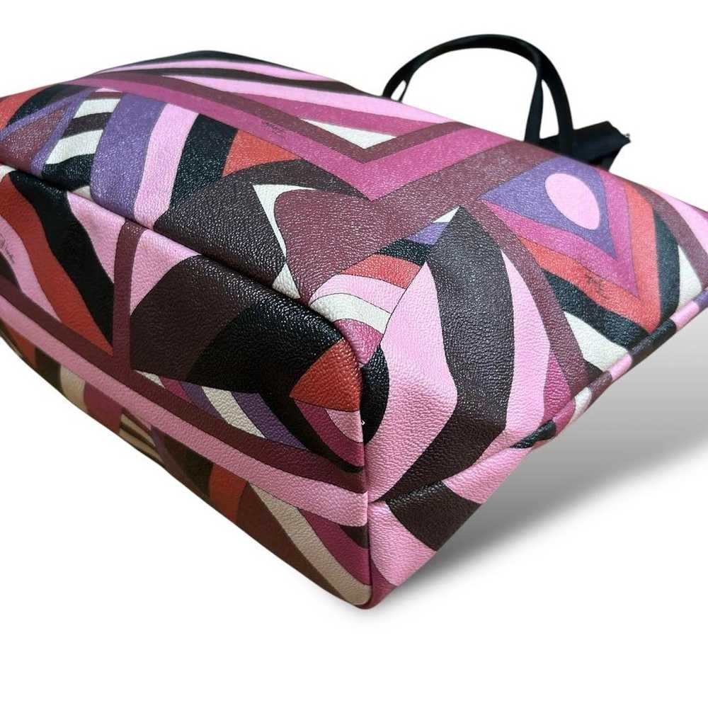 Emilio Pucci Tote Bag, Leather, PVC, Pink, Logo, … - image 10