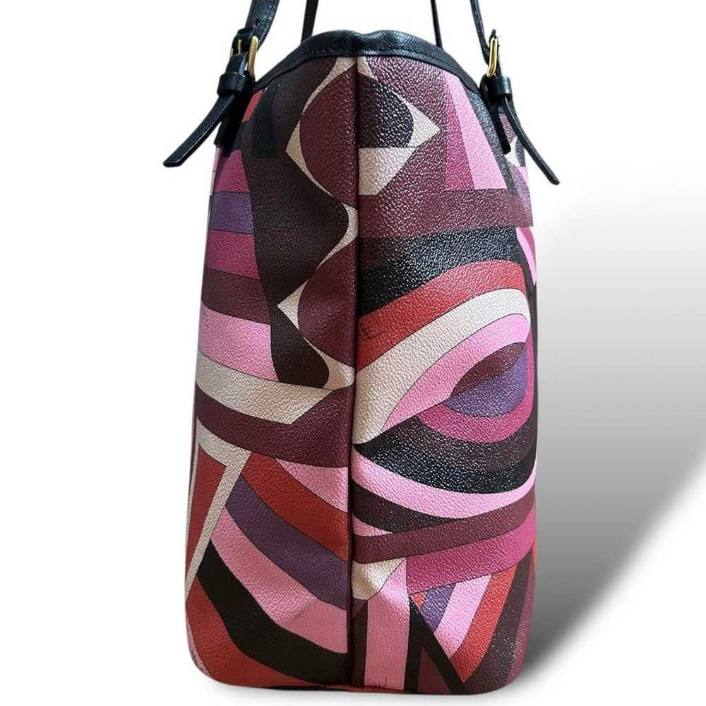 Emilio Pucci Tote Bag, Leather, PVC, Pink, Logo, … - image 4