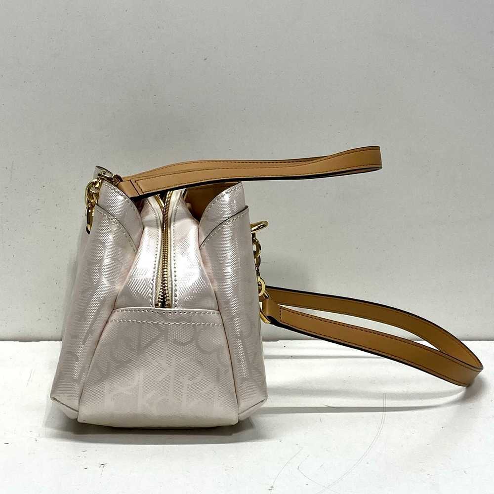 Calvin Klein Monogramed Shoulder Bag Light Pink - image 3