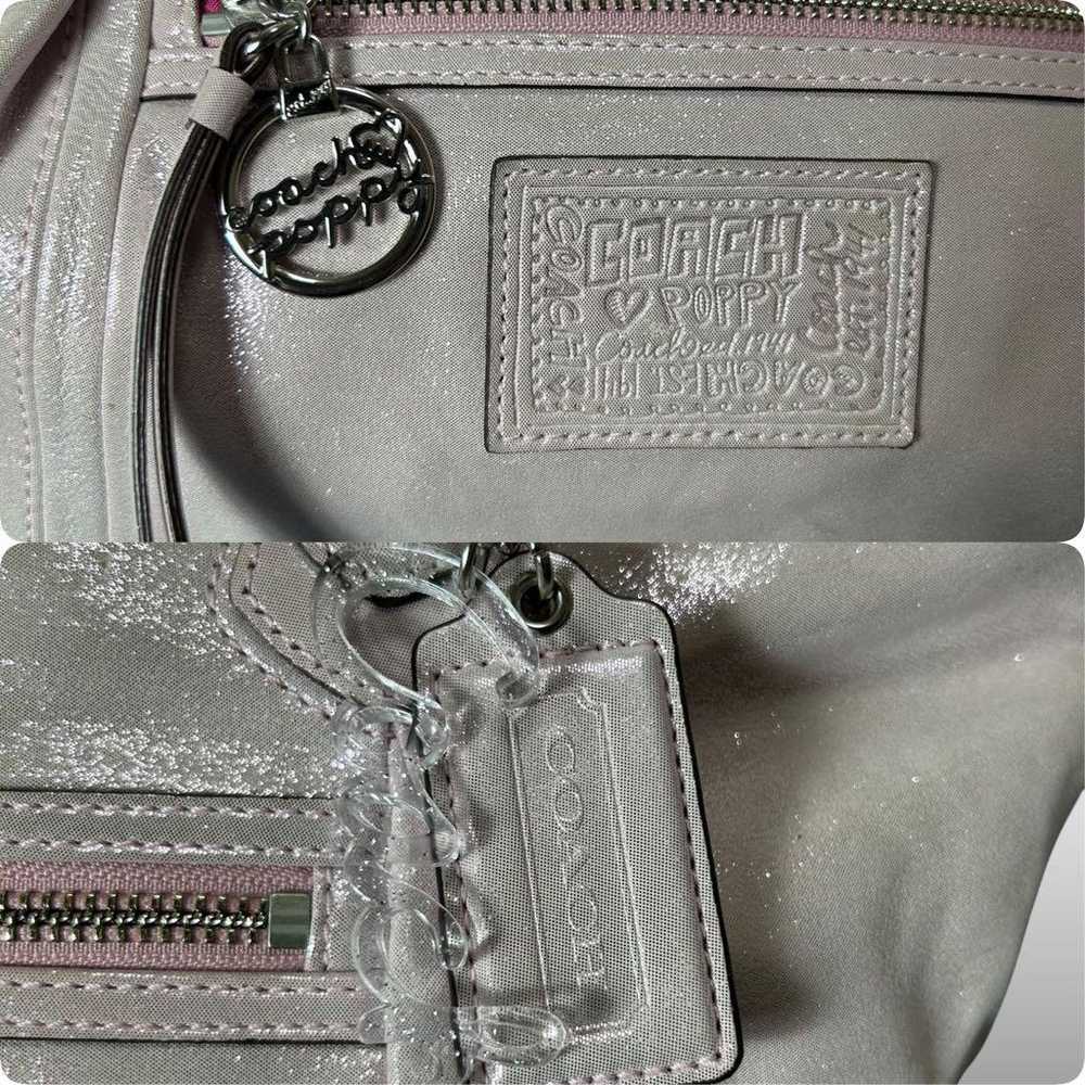 COACH 019 POPPY Shoulder Bag Handbag 2-way Pink - image 4