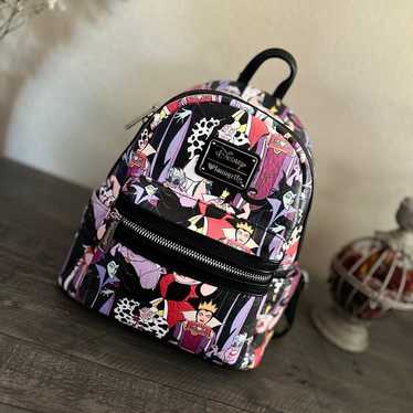 Disney Loungefly shops Floral Villains Mini Backpack