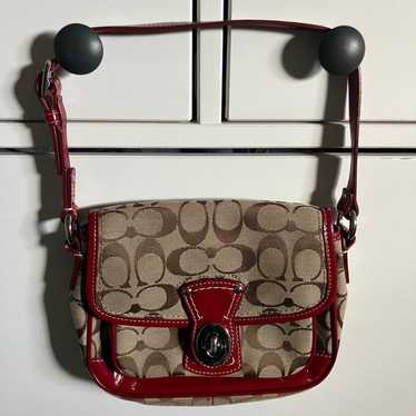 Vintage 2009 Coach Canvas Penny Bag