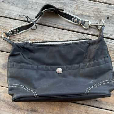 ✨ Black Coach Hampton Vintage Satin Hobo Shoulder… - image 1