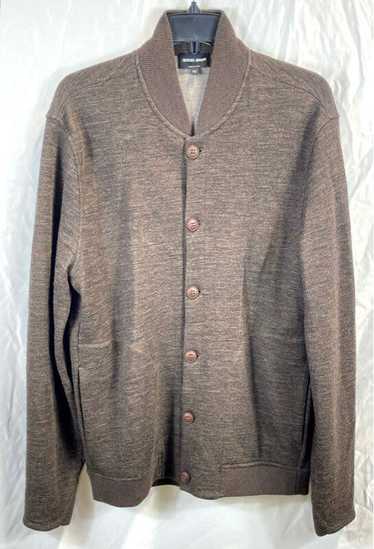 Giorgio Armani Men Brown Knitted Sweater 3XL