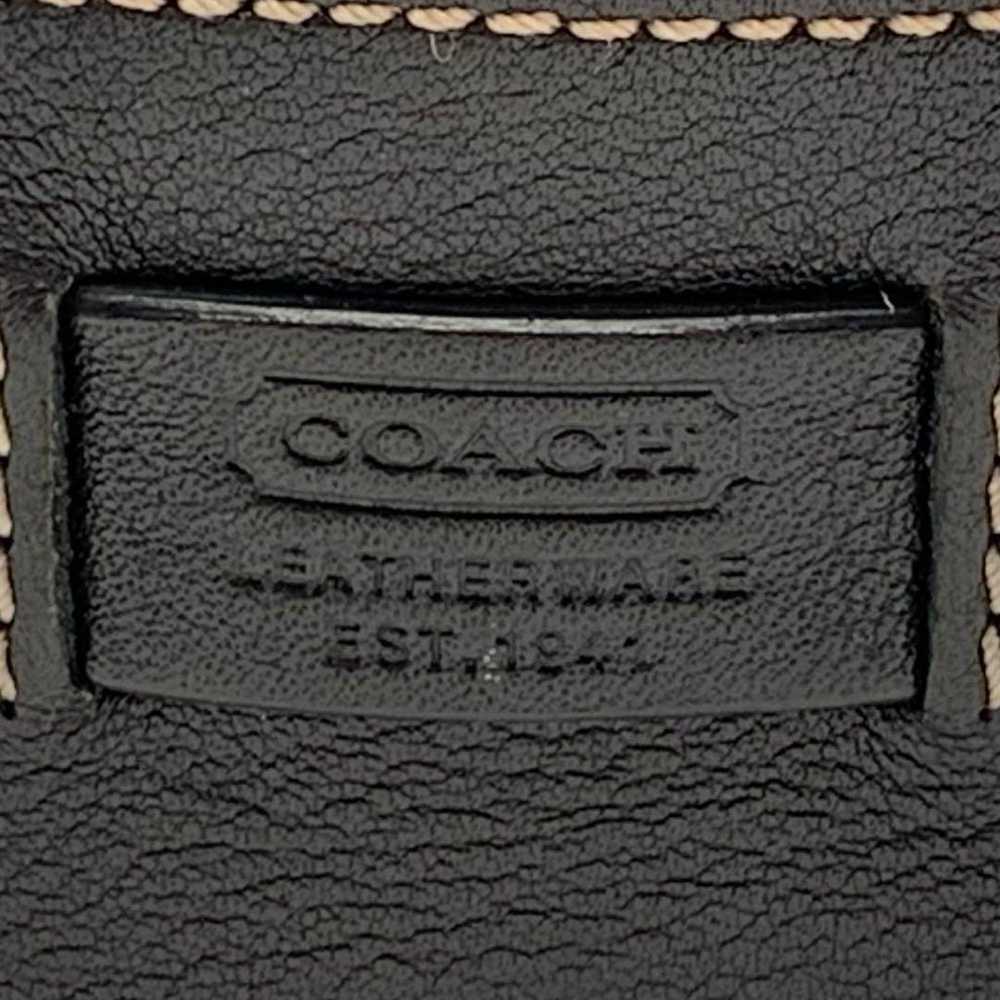 COACH Tote Bag Shoulder Bag Black Shoulder Carry - image 12