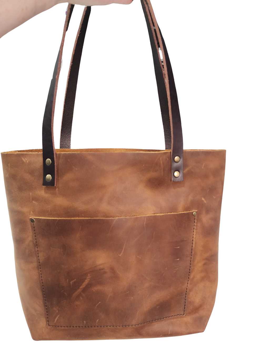 Portland Leather 'Almost Perfect' Leather Tote Bag - image 2