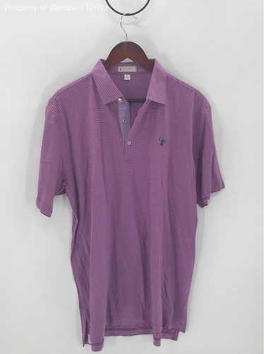 Peter Millar Men's Purple Collared Shirt Size M