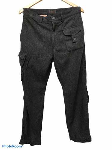 Tete Homme Tete Homme Wool Cargo Bondage Pants