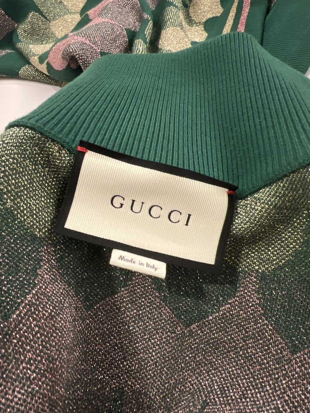 Gucci Glittery reflective pink green gold sports … - image 10