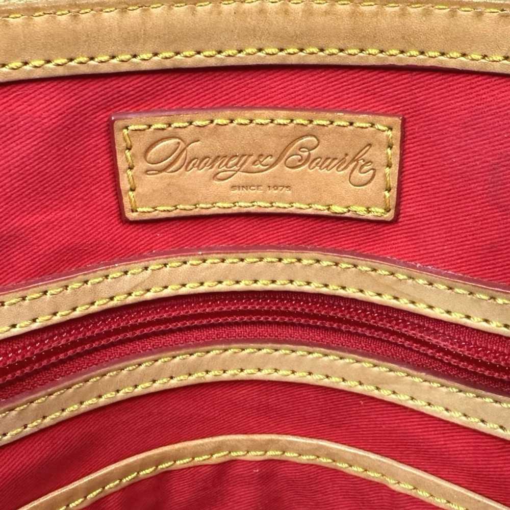 Vintage Dooney & Bourke Patent Leather Zip Zip Sa… - image 7