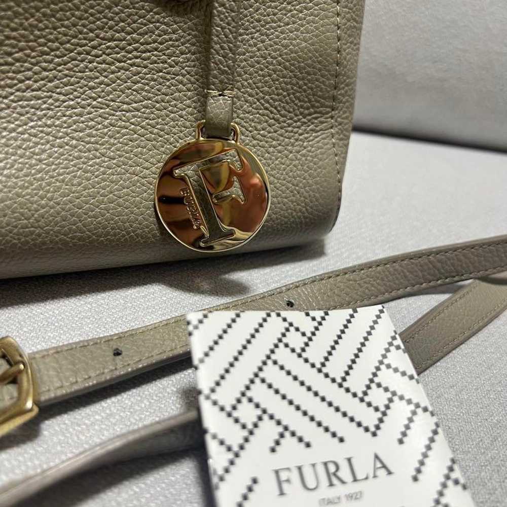 FURLA Gray Leather Handbag - image 3