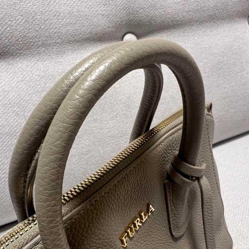 FURLA Gray Leather Handbag - image 4