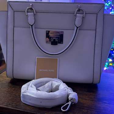 Michael Kors Tina Satchel bag, white - image 1