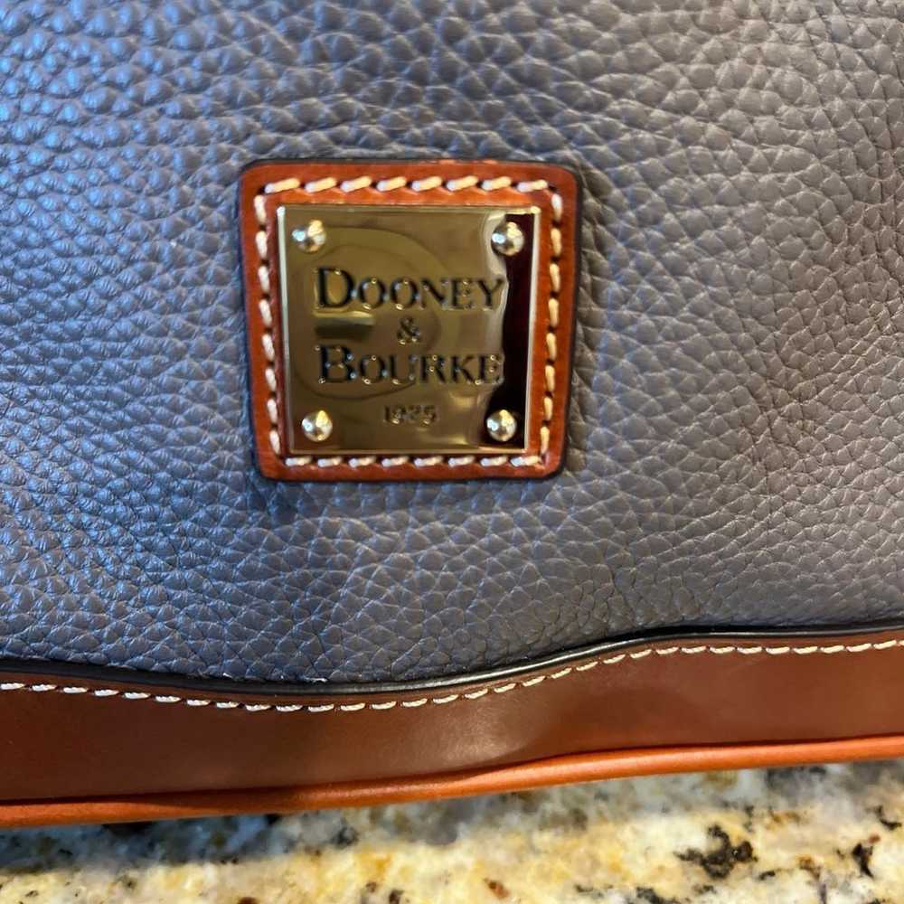 Dooney & Bourke Pebble Leather Zip Zip Satchel - image 10