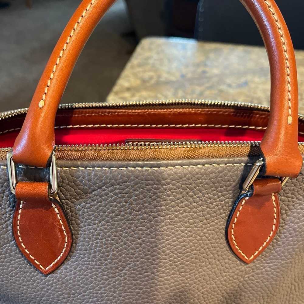 Dooney & Bourke Pebble Leather Zip Zip Satchel - image 12