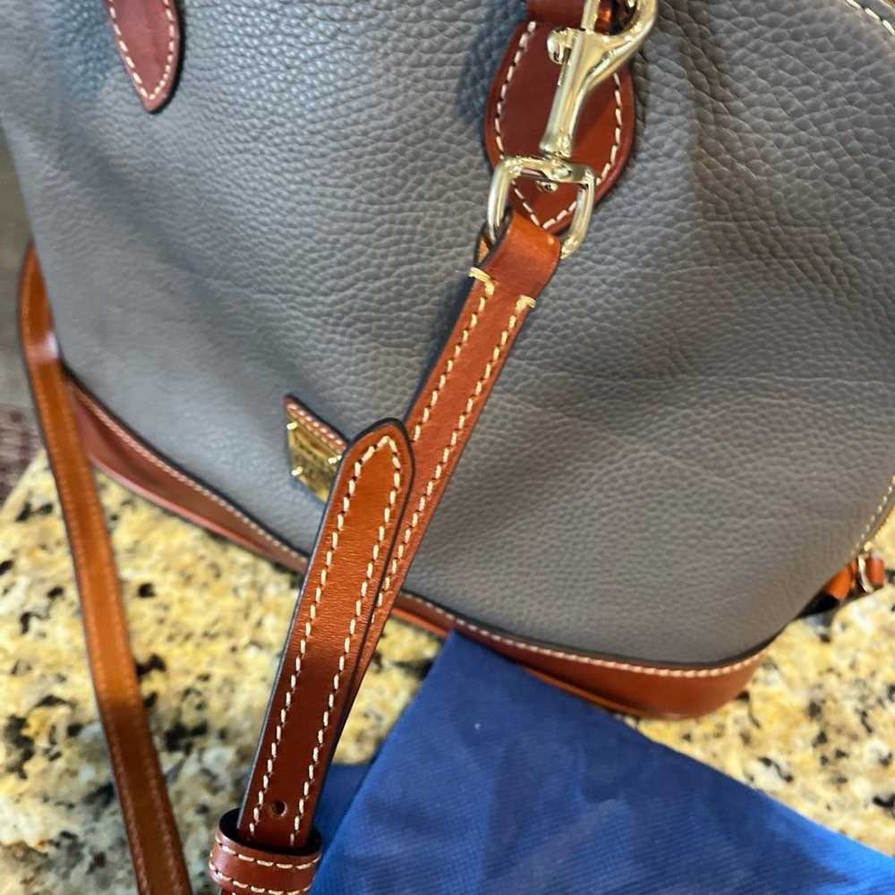 Dooney & Bourke Pebble Leather Zip Zip Satchel - image 3