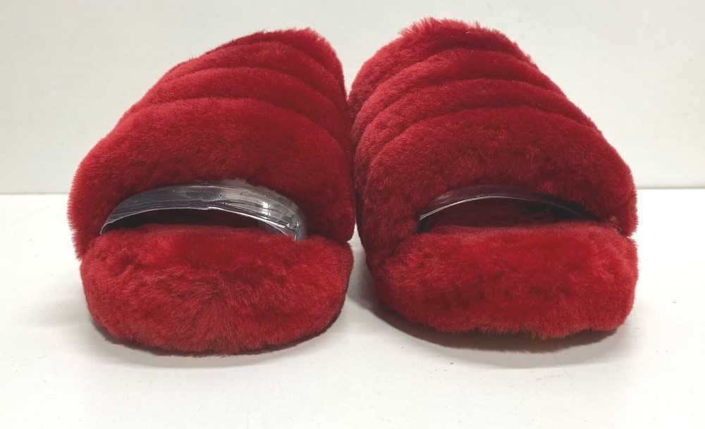 UGG Fluff Yeah Slides Women's Red Size 8 - image 2